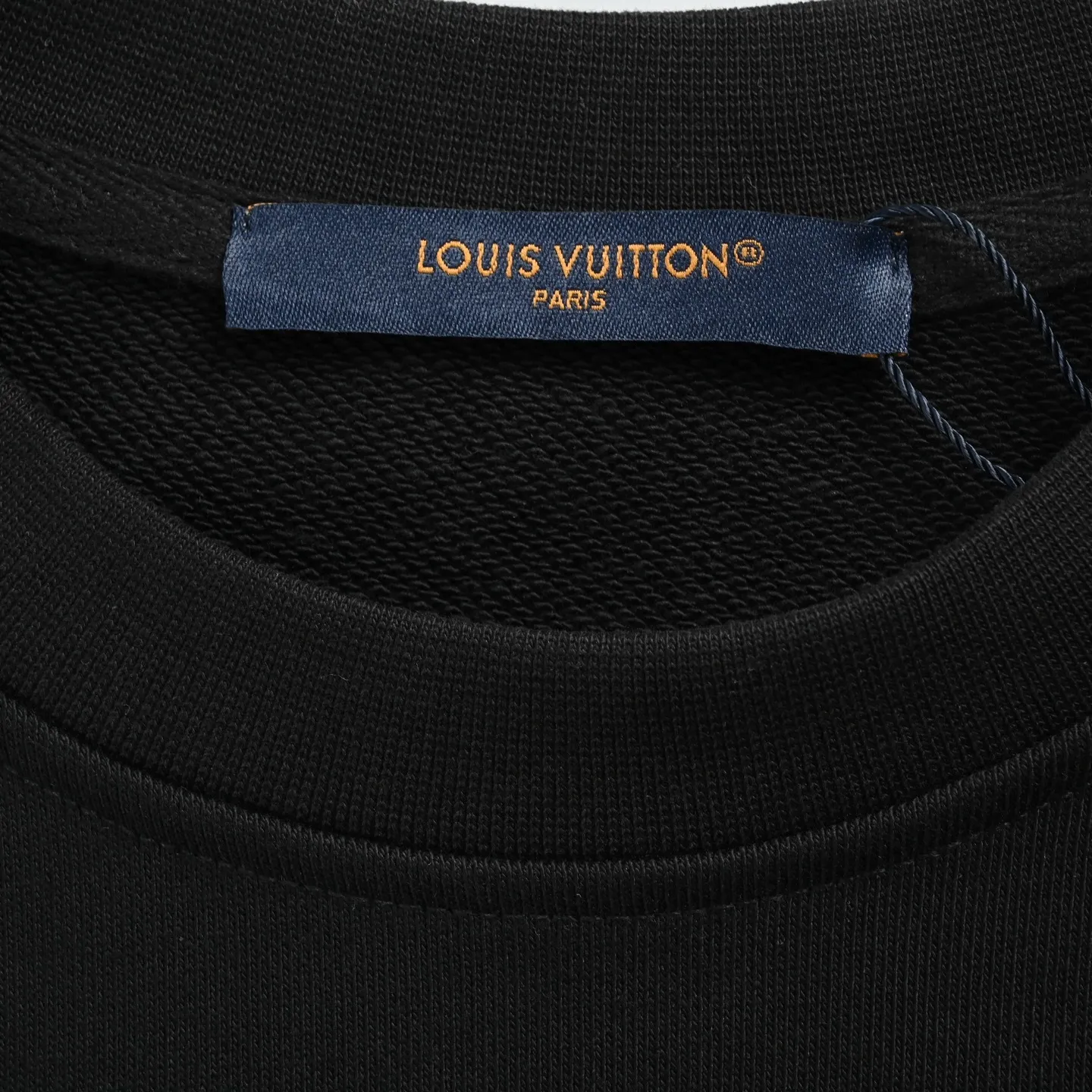 Louis Vuitton/Louis Vuitton 25Fw three-dimensional logo print crew neck sweatshirt